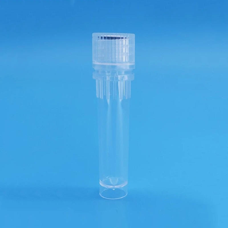 Equipo de prueba experimental, botella criogénica de laboratorio autosuficiente con rosca macho de 2ml, tubo criogénico
